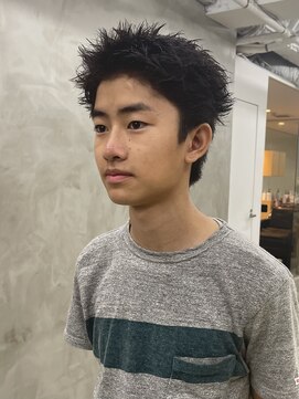 スー 渋谷(suu) メンズカットメンズショートスパイキーショートピンパーマ渋谷