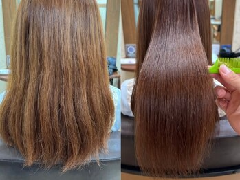 プリモ リコ(Primo.rico)の写真/強いクセやうねりもナチュラルなストレートに【パキッとならない自然な丸みと柔らかさ】他との違いを実感♪