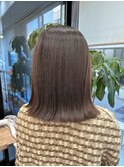 透け感たっぷりミルクティーカラー