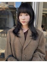 ケイトミラー(KATE Mirror)&nbsp;マッシュウルフレイヤー×ダークグレージュ MAKO