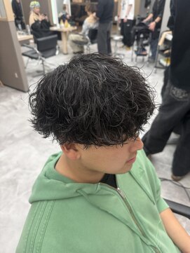 オムセラ(HOMME SERA) 【RIKU】シャドウパーマ×ケアクリームパーマ