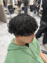 オムセラ(HOMME SERA) 【RIKU】シャドウパーマ×ケアクリームパーマ