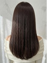 アークスヘアー&nbsp;縮毛矯正ロング♪コスメストレート髪質改善ココアベージュ