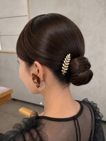 ポルム パプリカ(polum paprika)&nbsp;うなじスッキリアップヘア！結婚式 二次会 花嫁 ドレス 着物