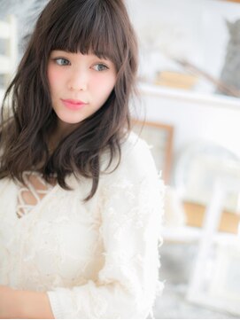 モッズヘア 越谷(mod's hair) *+mod's越谷+*無敵のふわツヤ★黒髪ニュアンスカールdc