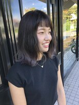 ミジョレ(MIJYORE)&nbsp;裾カラーナイトブルー