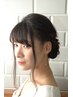 【崩れにくい♪】大人っぽパーティヘアセット♪→¥4950