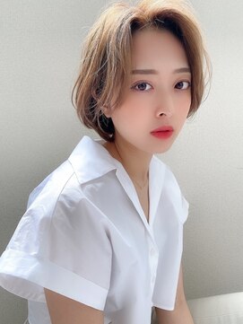 フレーム なんば店(FRAME) 【FRAME  なんば】かき上げ色気ボブ