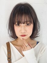 アイティー バイ アルバム 中野店(IT by ALBUM) ルーズボブ_マロンベージュAラインボブかきあげロング_68028