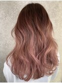 【ピンク】【バレイヤージュ】【グラデーション】【和歌山】