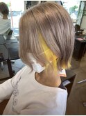 インナーカラー×yellow