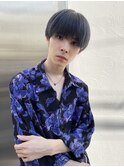 韓国ヘアー青髪ブルーアッシュ似合わせカットおしゃれショート