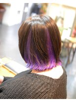 ポタム 東中野(potamu)&nbsp;レイヤーボブ×インナーカラー