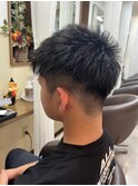 《見附 今町》学生メンズ 短髪 刈り上げ アップバング