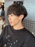 【メンズ限定】メンズカット+高濃度炭酸シャンプー+眉カット 