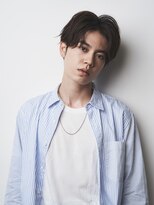 カフネ(cafne) メンズ　ナチュラル　センターパート　梶原翼