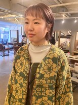 シザーズ(scissors)&nbsp;ピンクベージュボブ