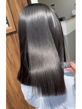 スキル 石岡(SKILL) 髪質改善ストレート/アッシュブラック