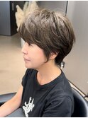 40代50代60代白髪マッシュショートボブ大人美人くびれ髪質改善