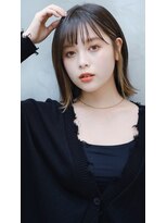 シルクレイ 新宿店(Silk-lei)&nbsp;垢抜け◎切りっぱなしボブインナーボブ 新宿