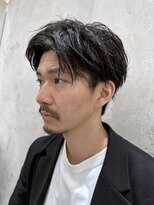 ロンドアベニール 北千住(Lond avenir)&nbsp;インカールフェザーツイストニュアンスパーマメンズ