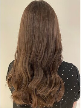 ジーナ 船橋(Zina) 髪質改善＊ロングレイヤーグレーベージュ＊美髪【Zina船橋】