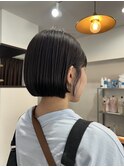 フェイスラインの大人内巻きボブ◎
