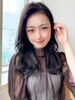 ラルユー 金山(LallYou)&nbsp;暗髪でも出せるこなれ感フェイスレイヤー×ナチュラルセミロング