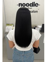 ヌードルバイコア(noodle by CoRe.gn)&nbsp;ナチュラル艶縮毛矯正ストレート