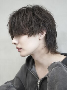 フィフス 大分(fifth) 大分くせ毛シャドウパーマメンズパーマセンターパートウルフ30代