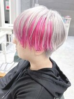 デイズ(days)&nbsp;ホワイトシルバーにピンクデザインカラーマッシュ