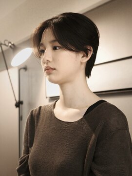 ネロ ヘアサロン 渋谷(NERO HAIR SALON) 【倉田真希】ハンサムショート　センターパート