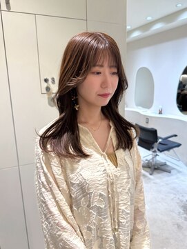 リアン(REAN) くびれミディアム/くすみベージュ/顔まわりカット