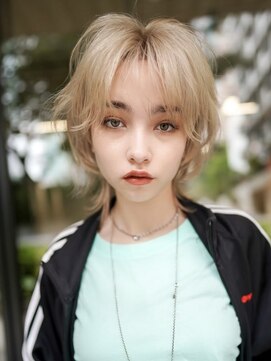 ギークス(GEEKS) 【GEEKS渋谷】シャギーボブ/ハッシュカット/ウルフ/ミルクティー