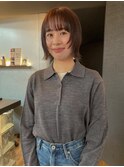 顔周りレイヤーボブ