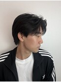ダウンパーマ　ニュアンスパーマ　センターパート