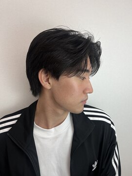 ステージ(STAGE) ダウンパーマ　ニュアンスパーマ　センターパート