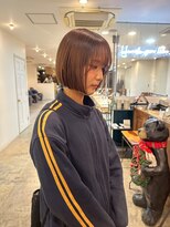 ヘアーブレイス(hair brace) 千葉駅/着物ヘア/大人ガーリー/ダークアッシュ/似合わせカット