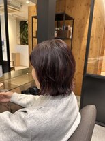 ルディー バイ ヘアーポケット(rudii by HAIR POCKET)&nbsp;くびれボブ×暖色カラー