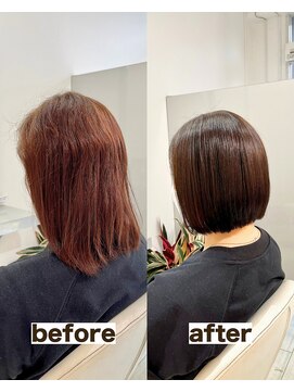 シゲ 自由が丘店(SHIGE) 白髪染めも髪質改善カラーでマイナス10歳40代50代白髪ぼかし美髪