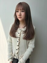ロックス バイ マグ 松本(rocks BY MAG)&nbsp;大人美人艶カラーベージュ小顔カット透明感レイヤーロング