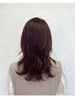 ユイット 本八幡店(Uit)&nbsp;大人可愛いレイヤード・ボルドーカラー【本八幡/髪質改善】