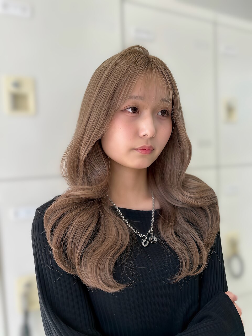 藍斗指名限定】ミルクティーベージュ×レイヤーカット：L277223693