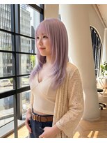 ハーツオオサカ(HE:ARTS OSAKA)&nbsp;ハイトーンでも艶髪髪質改善ミディアムレイヤー
