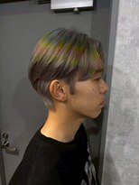 ルル(Lulu)&nbsp;ポイントレインボーカラーセンターパート