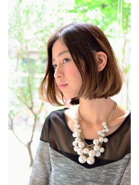 ベイルーム(BAYROOM by HONEY omotesando) 【BAYROOM横浜】手グシで決まるノームコアボブ（吉田遼平）