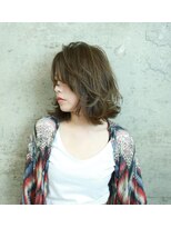 ファースト 山形店(first)&nbsp;毛先の遊ぶ大人ボブ