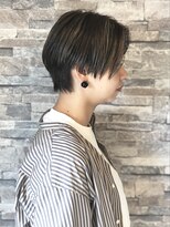 ブルームス(Bloom's)&nbsp;【Bloom's】ハンサムショート　黒髪ハイライト（Nozaki）