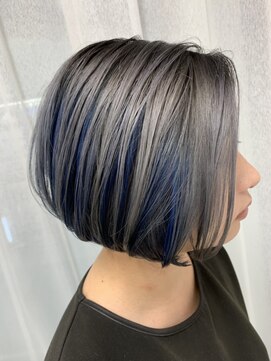 ルノン シェリー(LUNON cheliy) 【LUNON cherry】ショートボブ×デザインカラー