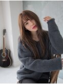 外国人風透け感カラー【佐倉/髪質改善/ヘナ】